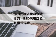 BJD代理店盈利模式探究，BJD代理店盈利模式探究