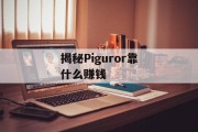 揭秘Piguror靠什么赚钱