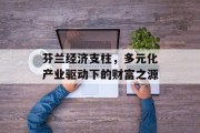 芬兰经济支柱，多元化产业驱动下的财富之源