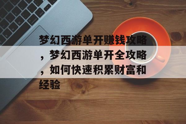 梦幻西游单开赚钱攻略，梦幻西游单开全攻略，如何快速积累财富和经验