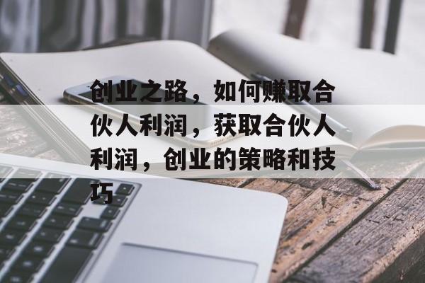 创业之路，如何赚取合伙人利润，获取合伙人利润，创业的策略和技巧