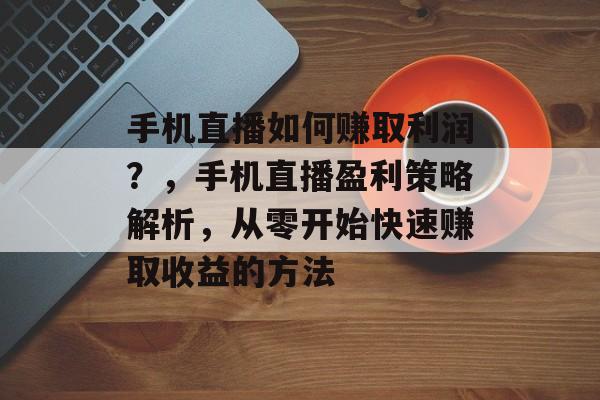 手机直播如何赚取利润？，手机直播盈利策略解析，从零开始快速赚取收益的方法