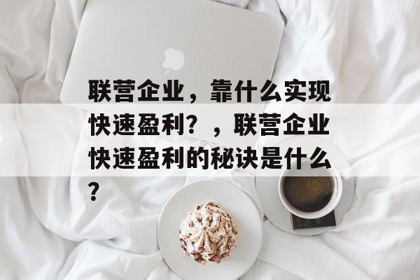 联营企业，靠什么实现快速盈利？，联营企业快速盈利的秘诀是什么？