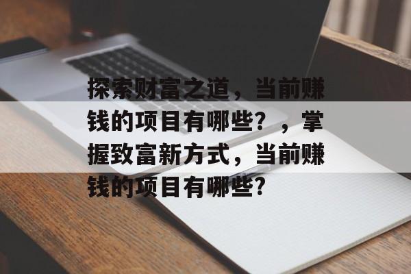 探索财富之道，当前赚钱的项目有哪些？，掌握致富新方式，当前赚钱的项目有哪些?