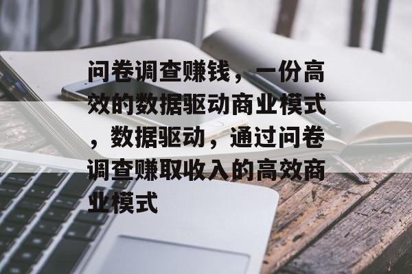 问卷调查赚钱，一份高效的数据驱动商业模式，数据驱动，通过问卷调查赚取收入的高效商业模式