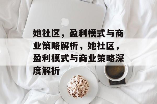 她社区，盈利模式与商业策略解析，她社区，盈利模式与商业策略深度解析