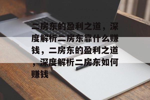 二房东的盈利之道，深度解析二房东靠什么赚钱，二房东的盈利之道，深度解析二房东如何赚钱