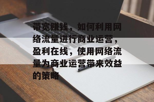 带宽赚钱，如何利用网络流量进行商业运营，盈利在线，使用网络流量为商业运营带来效益的策略