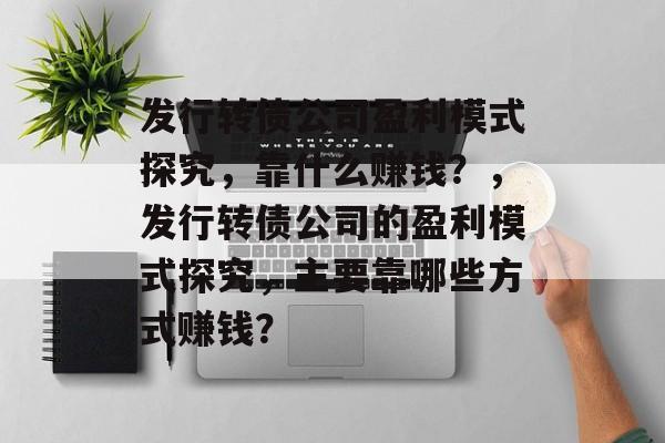 发行转债公司盈利模式探究，靠什么赚钱？，发行转债公司的盈利模式探究，主要靠哪些方式赚钱？