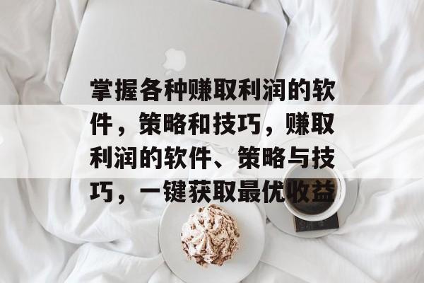 掌握各种赚取利润的软件，策略和技巧，赚取利润的软件、策略与技巧，一键获取最优收益