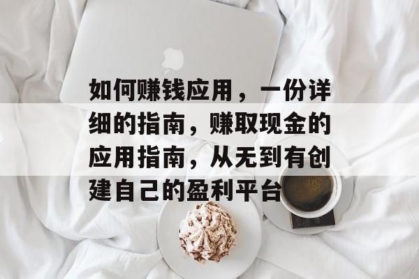 如何赚钱应用，一份详细的指南，赚取现金的应用指南，从无到有创建自己的盈利平台